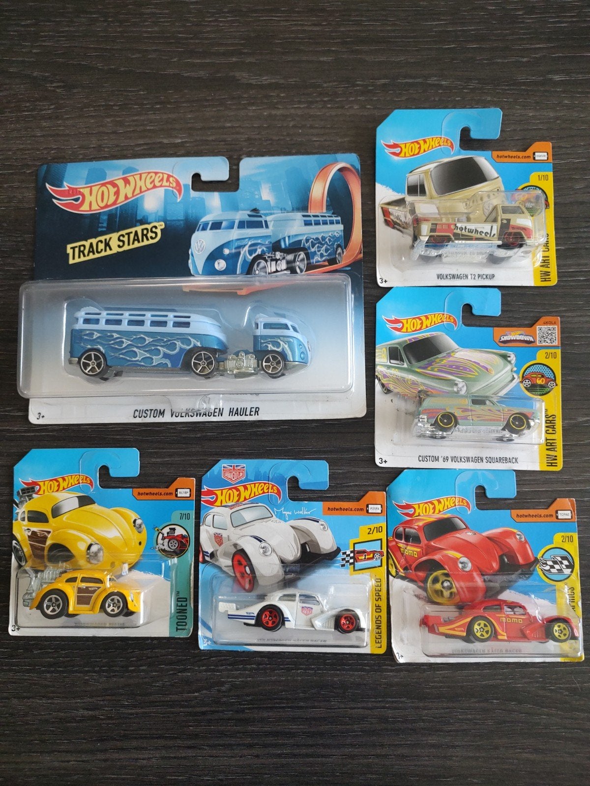 Hot Wheels 1/64 Volkswagen Collectie - 6 stuks, Ophalen of Verzenden, Nieuw, Auto