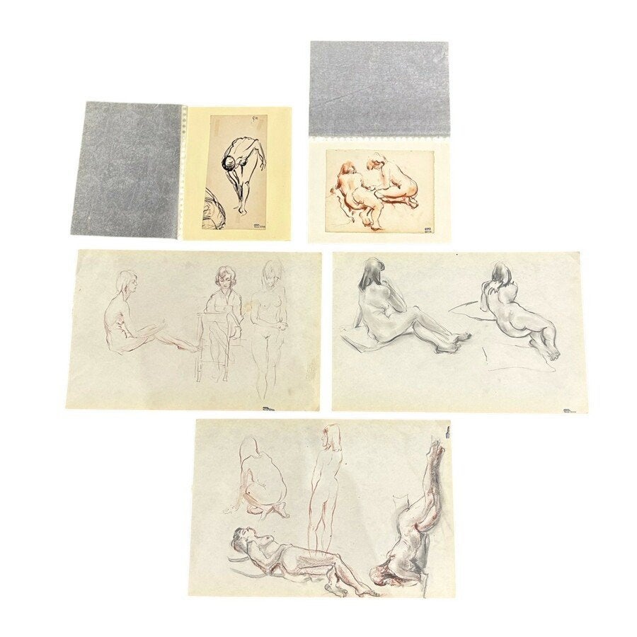 George Martens (1894-1979), schetsen/studies van vrouwen, Ophalen of Verzenden