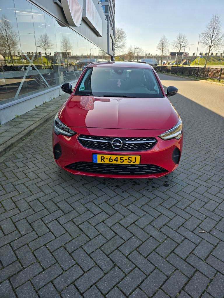 Opel Corsa 1.2 Turbo Start/stop 100pk 2022 Rood, Auto's, Voorwielaandrijving, 100 pk, 49 €/maand, 1200 kg