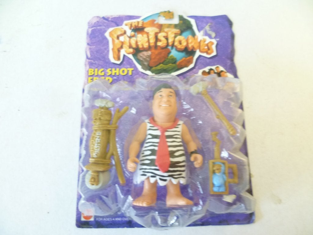 The Flintstones Mattel 1994 figuur 12cm Big Shot Fred film, Ophalen of Verzenden, Nieuw, Film, Actiefiguur of Pop