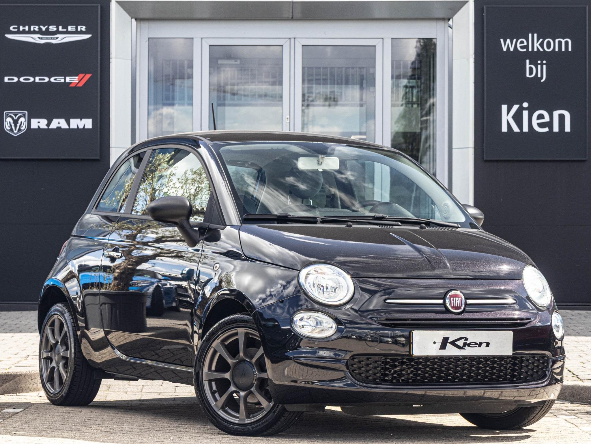 Fiat 500 0.9 TwinAir Turbo Young 85 pk Nette staat | Climate, Voorwielaandrijving, Gebruikt, Euro 6, Zwart