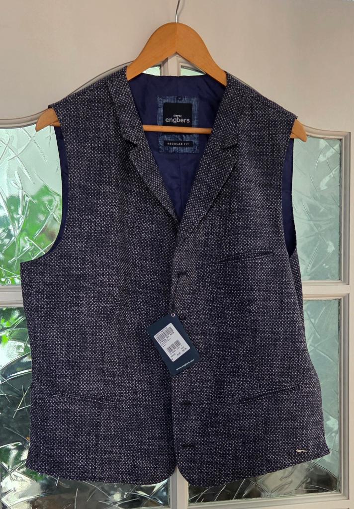 Gilet fit vest, Kleding | Heren, Kostuums en Colberts, Nieuw, Engbers, Verzenden, Maat 48/50 (M)