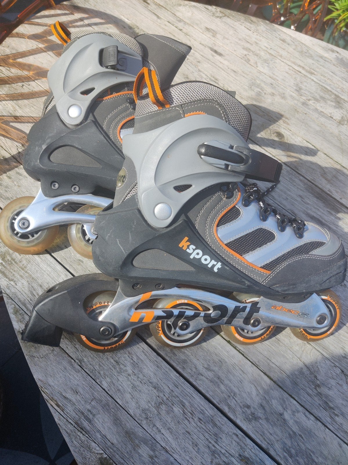 Ksport Inline Skates - Maat 43/44 - Zo goed als nieuw, Ophalen, Zo goed als nieuw, Inline skates 4 wielen, Overige merken