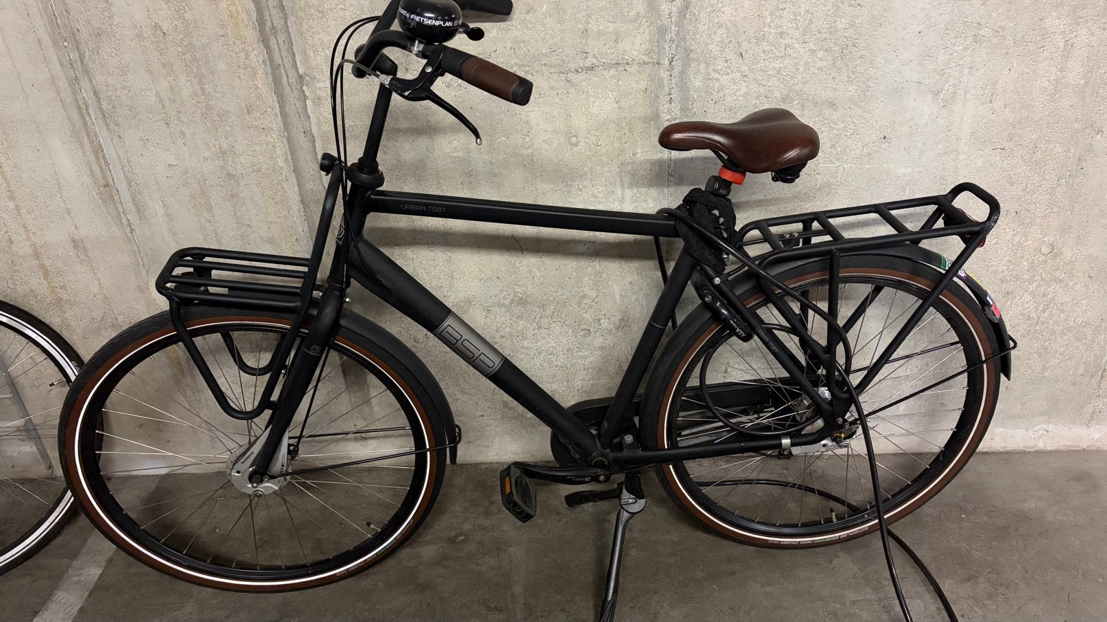 BSP fiets - Zwart, stevig en comfortabel, Gebruikt, Ophalen, Overige merken, Trommelrem