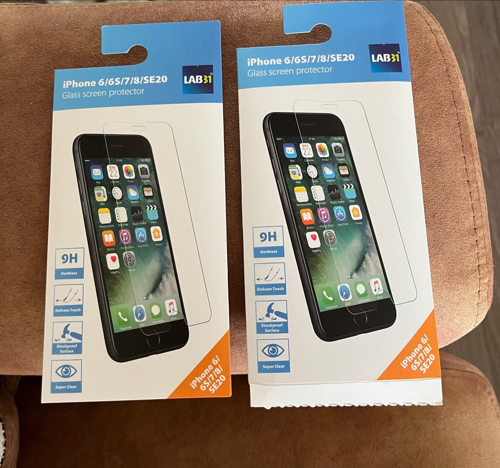 iPhone 6/6S/7/8/SE20 Screenprotector en Hoesjes, Telecommunicatie, Mobiele telefoons | Hoesjes en Frontjes | Apple iPhone, Kunststof