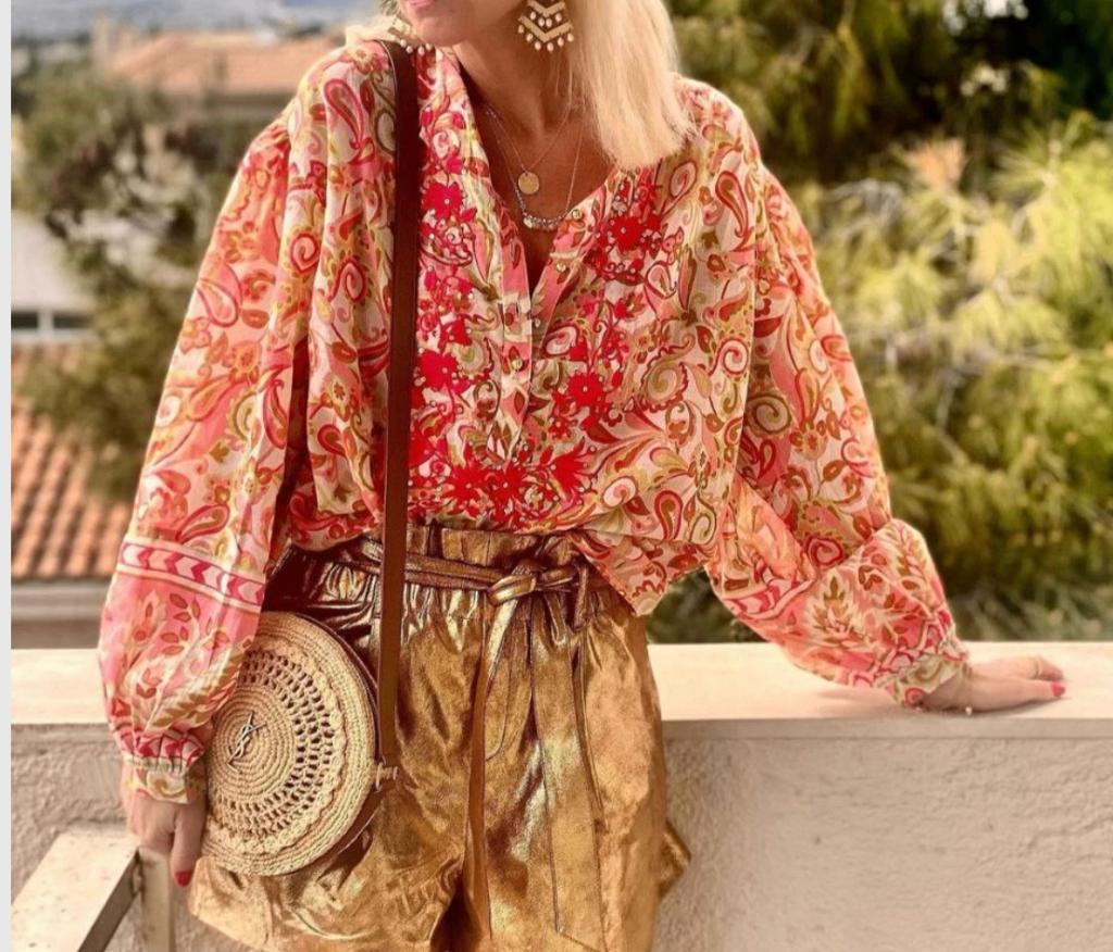 NIEUW Miss June Paris zomerse blouse one size np € 154, Maat 38/40 (M), Overige kleuren, Verzenden, Nieuw