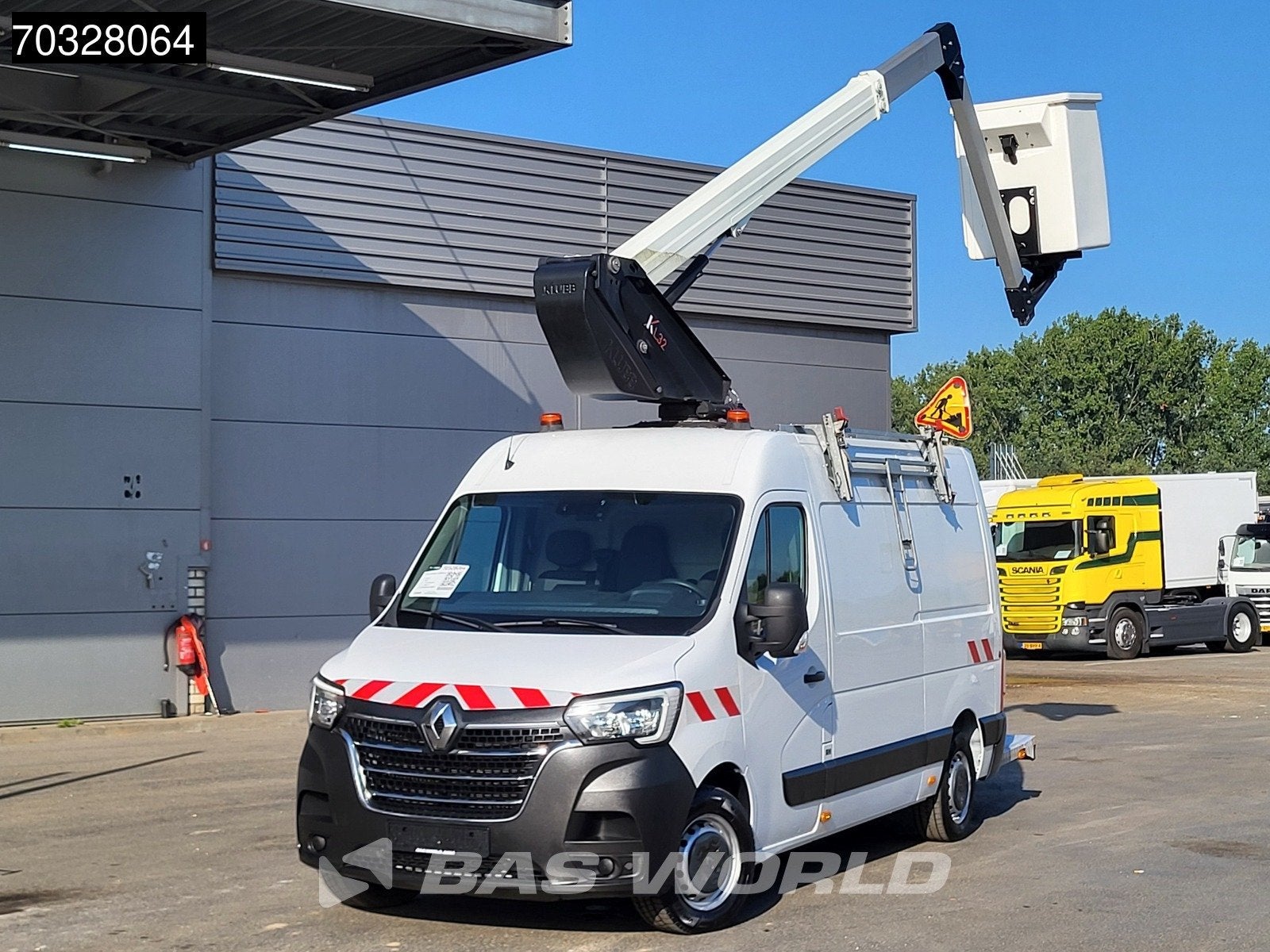Renault Master 145PK Hoogwerker Werkhoogte 11,2m L2H2 Trekha, Auto's, Bestelauto's, 145 pk, Stof, Gebruikt, Euro 6