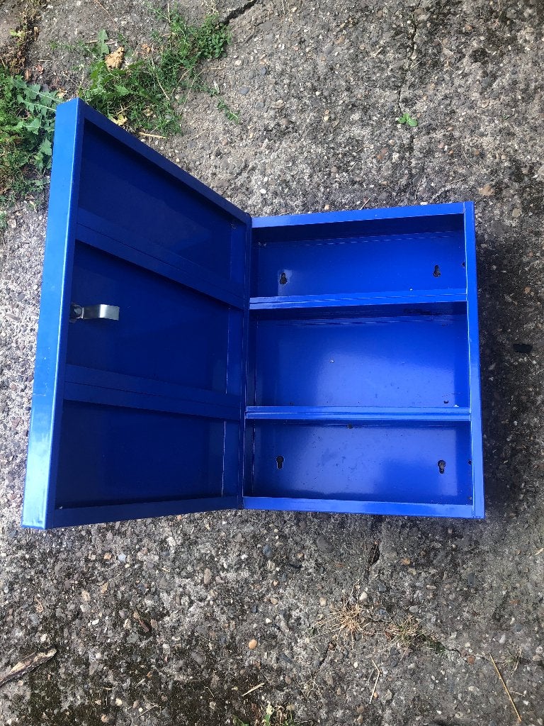 medicijnkastje blauw, Overige typen, Zo goed als nieuw, Minder dan 100 cm, 25 tot 50 cm
