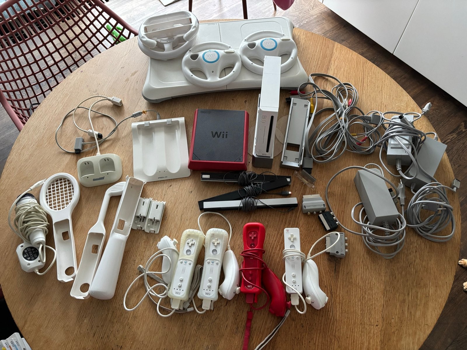 Complete Nintendo Wii Bundel met Veel Accessoires en Games, Ophalen of Verzenden, Gebruikt, Met 3 controllers of meer, Met games