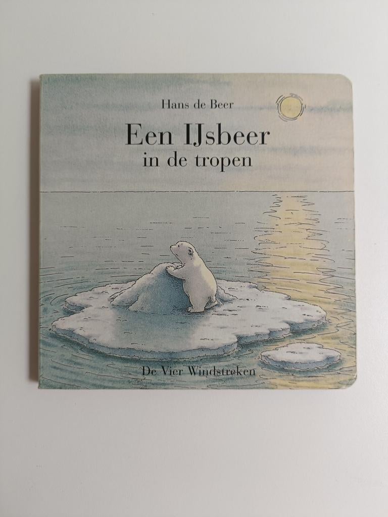 Hans de Beer - Een ijsbeer in de tropen - kartonboekje, Boeken, Ophalen of Verzenden, Gelezen, Hans de Beer, Prentenboek