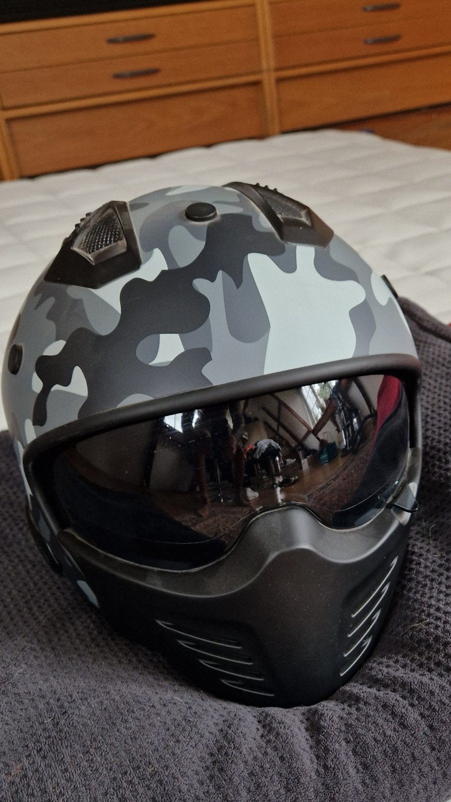 Nieuwe Vito Jethelm Camouflage Maat M (57-58 cm), Overige merken, M, Dames, Jethelm