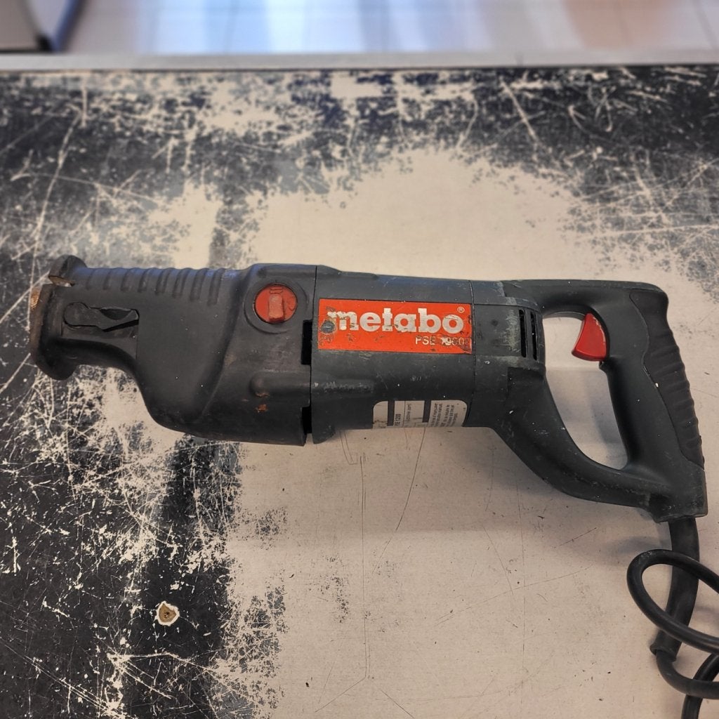 Metabo PSE 1200 Reciprozaag - In Goede Staat, Metabo, Zo goed als nieuw, Support@metabo.com, Metabo Corporation, Metabo-Werke GmbH, 
72622 Nürtingen
Germany