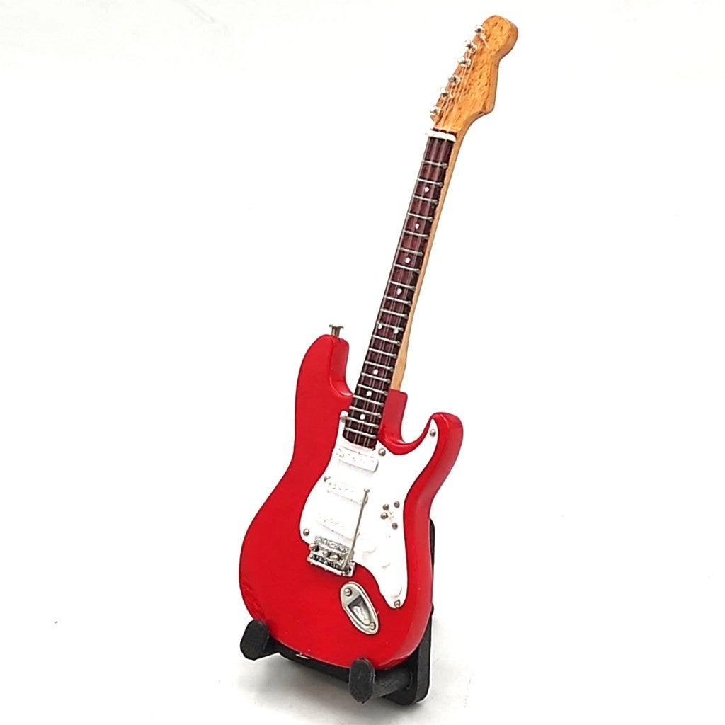 Mark Knopfler Dire Straits mini gitaat 15cm miniatuur guitar, Info@deconoord.nl, Deco Noord, Nieuw, Ophalen of Verzenden