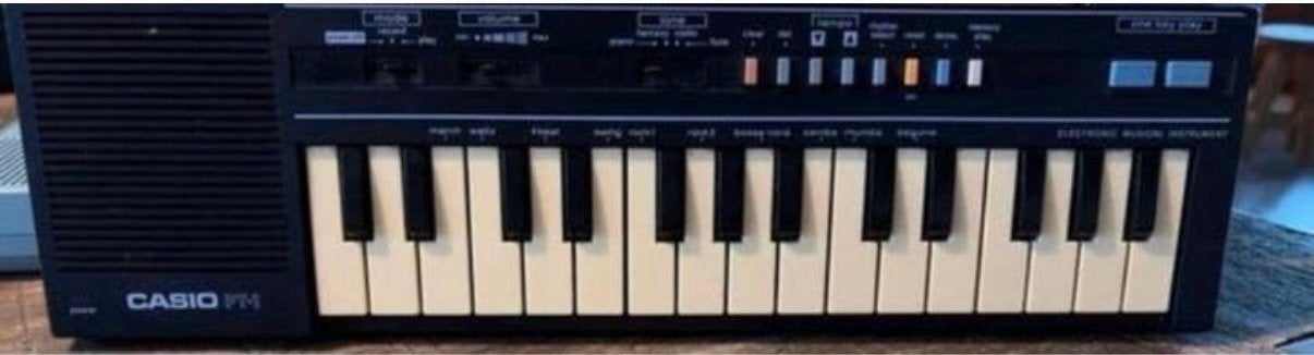 Casio PT-1 Mini Keyboard - Donkerblauw, Ophalen of Verzenden, Gebruikt, Overige aantallen, Casio