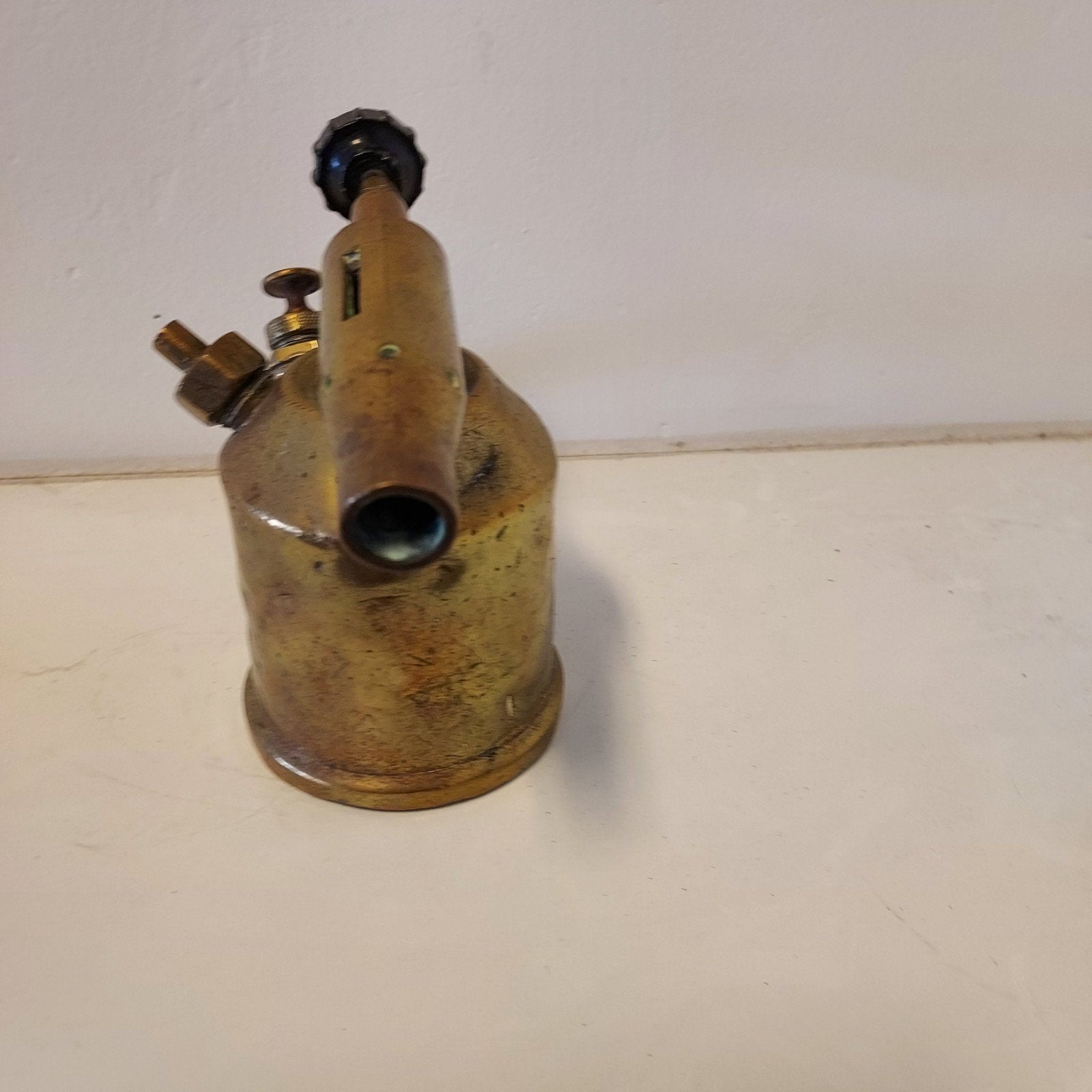 Vintage Messing Soldeerlamp - Decoratief item, Ophalen of Verzenden