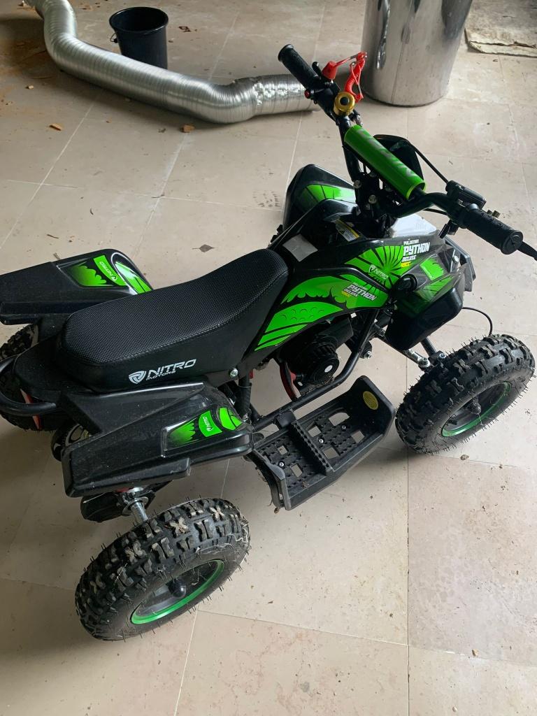 Kinder quad 50cc, Fietsen en Brommers, Minibikes, Midibikes en Pitbikes, Ophalen, Gebruikt, Overige typen, 49 cc