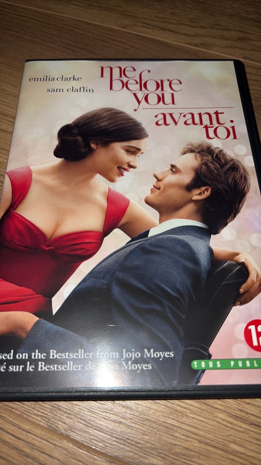 Me Before You van Jojo Moyes met Emilia Clarke., Cd's en Dvd's, Vanaf 16 jaar, Ophalen of Verzenden, Zo goed als nieuw