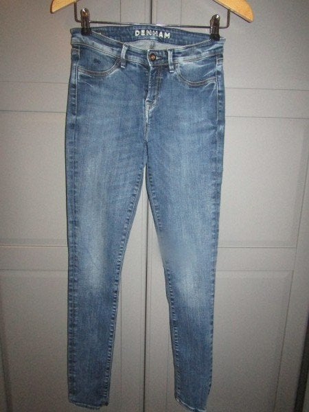 G811 DenHam mt W28 L32 jeans spray super tight fit, Zo goed als nieuw, DenHam, W28 - W29 (confectie 36), Verzenden