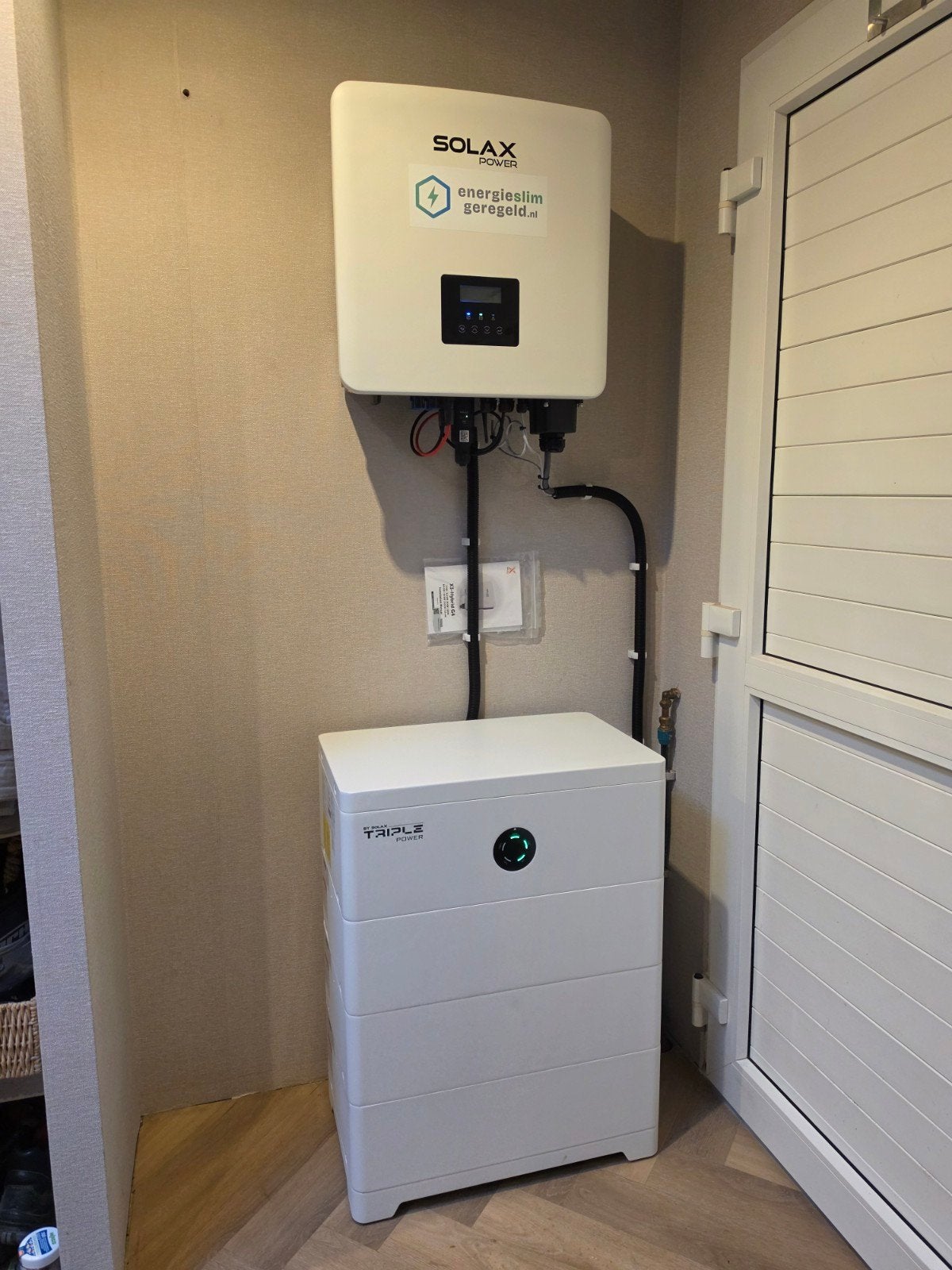 Solax thuisbatterij 20 kWh met omvormer en installatie, Ophalen, Nieuw, Compleet systeem, 200 wattpiek of meer
