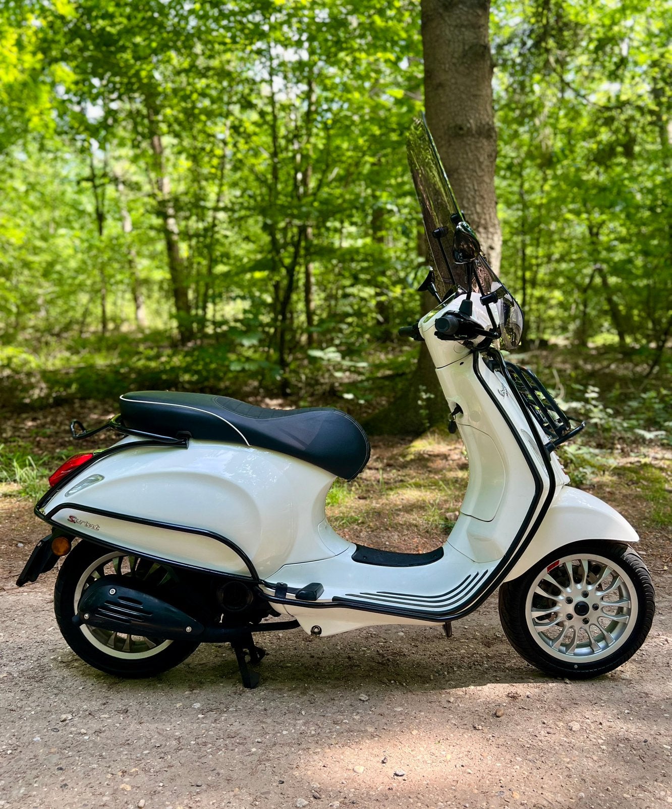 Vespa Sprint 50cc 2016 4T 2V | Full Option | Alarm | Brom!, Fietsen en Brommers, Scooters | Vespa, Ophalen, Gebruikt, Overige modellen