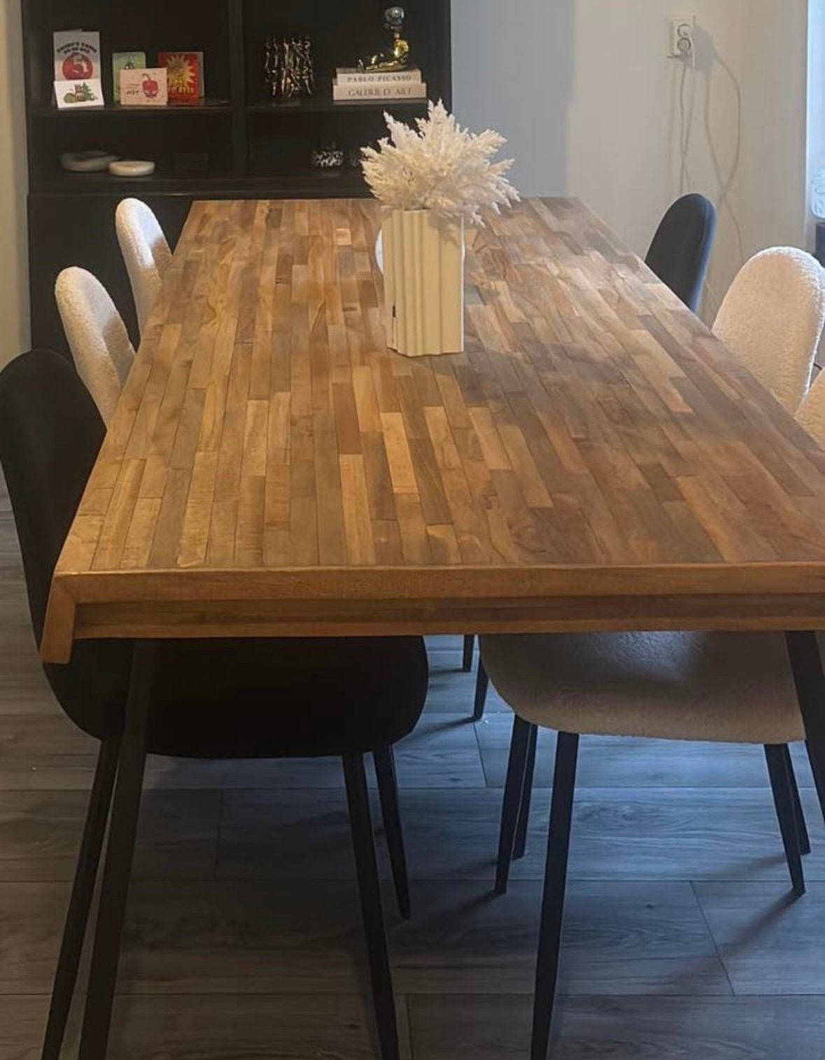 Eettafel, Ophalen, 50 tot 100 cm, Zo goed als nieuw, Vijf personen of meer