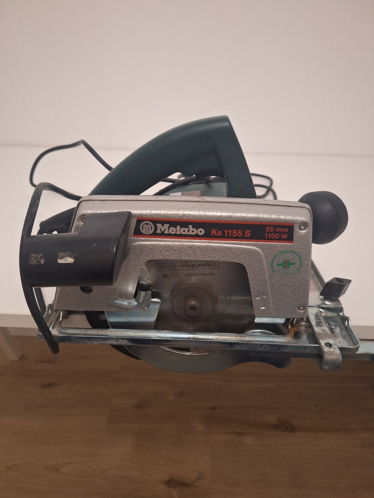 Metabo KS 1155 S Cirkelzaag - 1100W, 55mm zaagdiepte, Gebruikt, Cirkelzaag, 600 tot 1200 watt, Ophalen of Verzenden