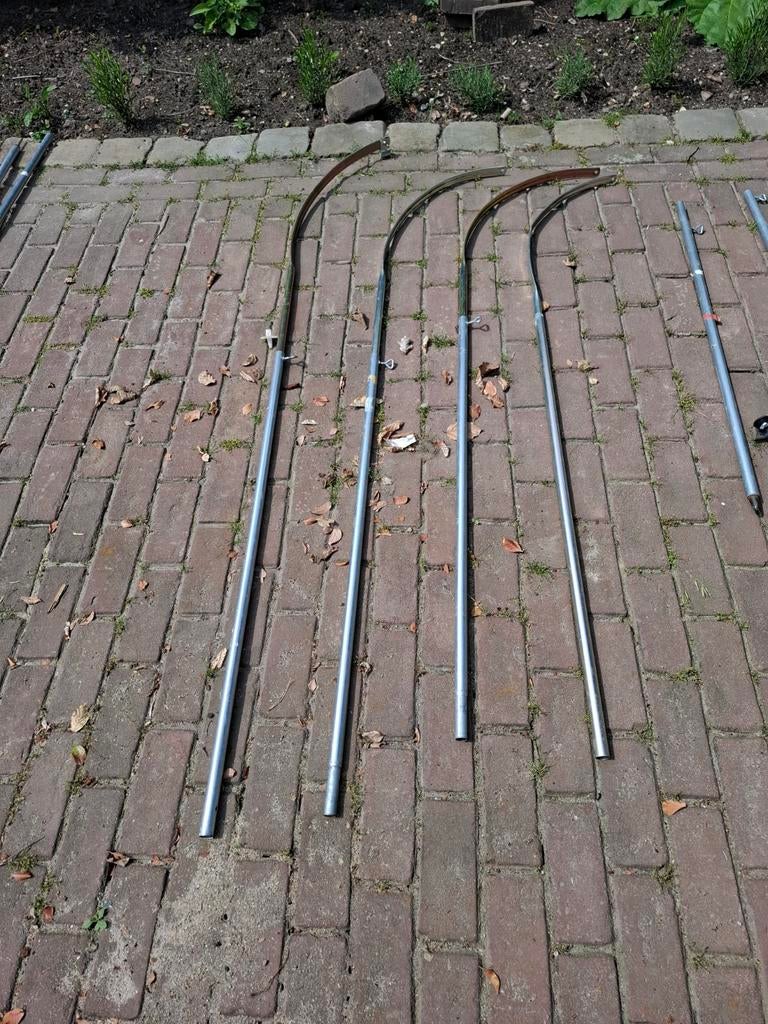 Metalen buizen voor voortent, Caravans en Kamperen, Ophalen of Verzenden, Gebruikt