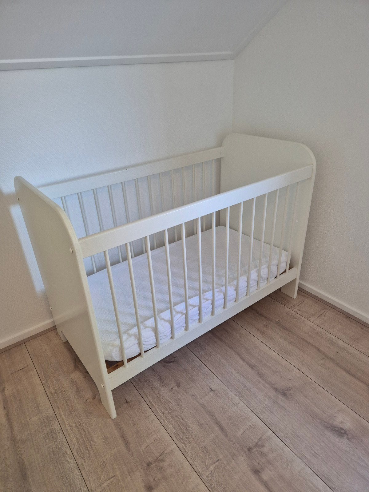 Ledikant, Ophalen, Zo goed als nieuw, Minder dan 140 cm, Matras