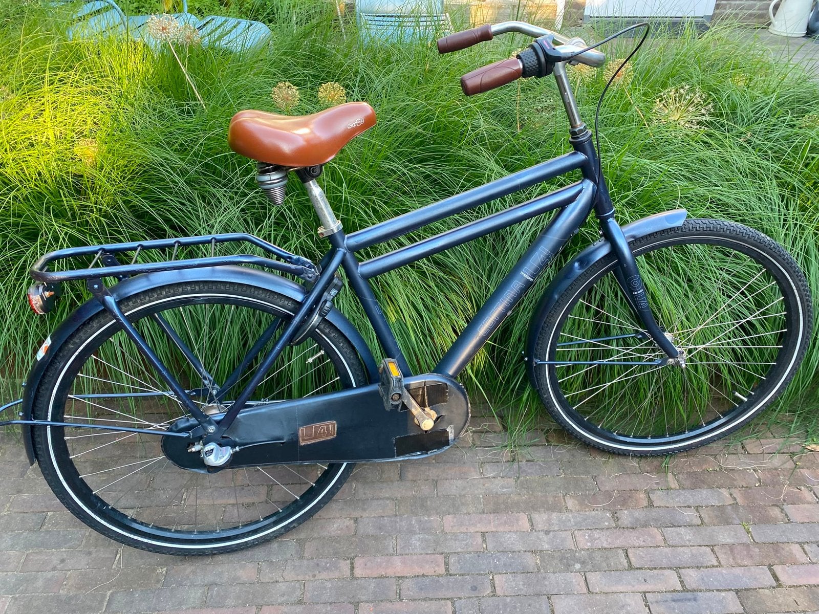 Cortina fiets met terugtraprem en bagagedrager, Ophalen, Terugtraprem, Versnellingen, Gebruikt