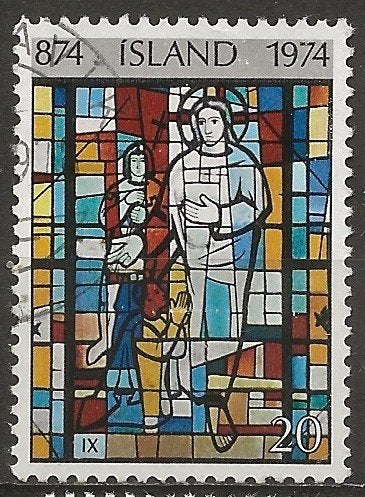 IJsland, Postzegels en Munten, Ophalen of Verzenden, IJsland, Gestempeld