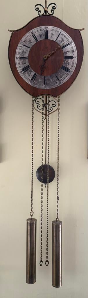 Klassieke Hermle wandklok, Ophalen, Gebruikt, Wandklok