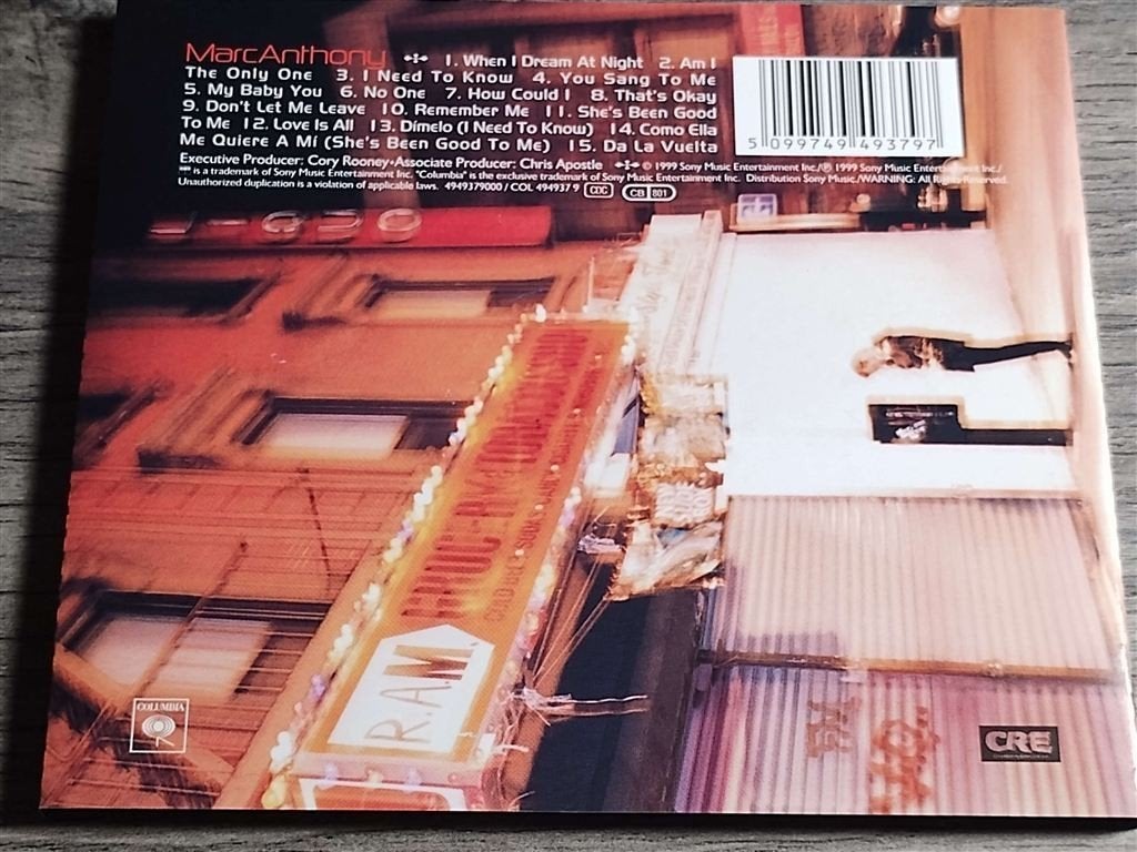 Marc Anthony ‎– Marc Anthony, Cd's en Dvd's, Ophalen of Verzenden, Zo goed als nieuw, Pop