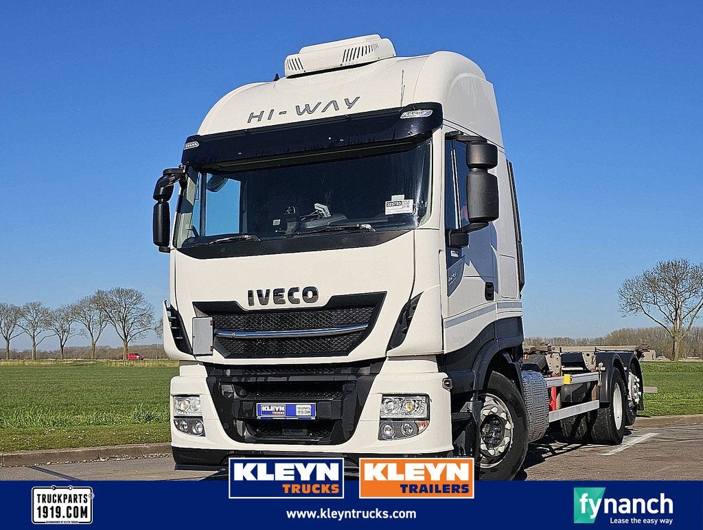 IVECO AS260S42 STRALIS 6x2 intarder alcoa's, Auto's, Vrachtwagens, Automaat, Euro 6, Iveco, Stoelverwarming