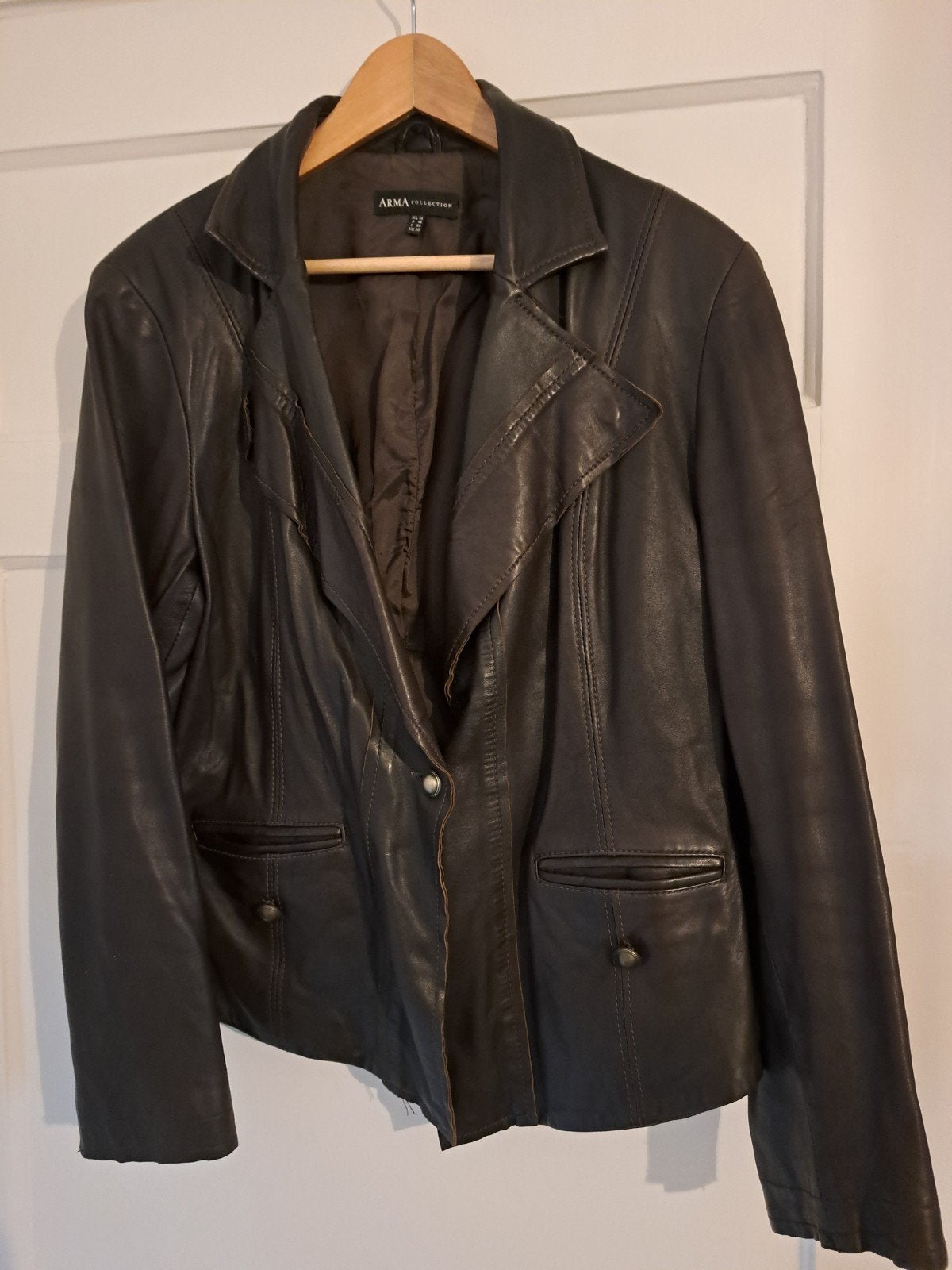 ARMAN Collection Leren Jas - Maat 46/48 (XL), Bruin, Maat 46/48 (XL) of groter, Ophalen of Verzenden, ARMA Collection