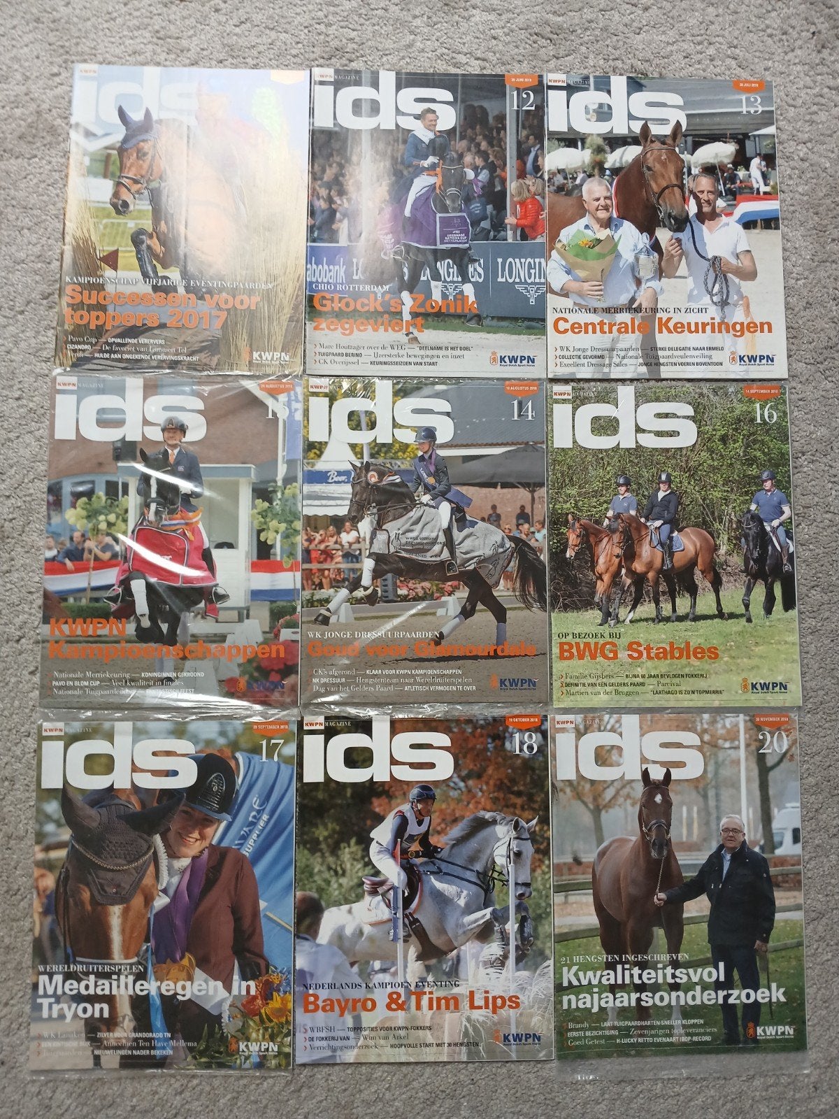 Paardenbladen  IDS van KWPN 2018, Ophalen of Verzenden, 1980 tot heden, Tijdschrift