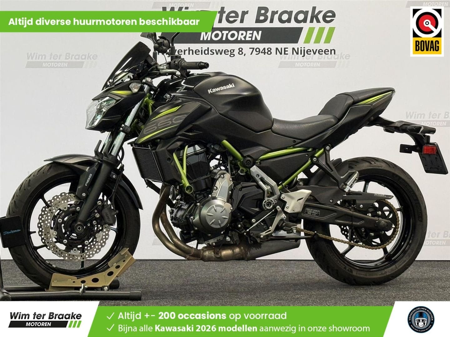 Kawasaki Z 650 ABS (bj 2019) 41,200 km, 2 cilinders, Bedrijf, Onbekend, KAWASAKI