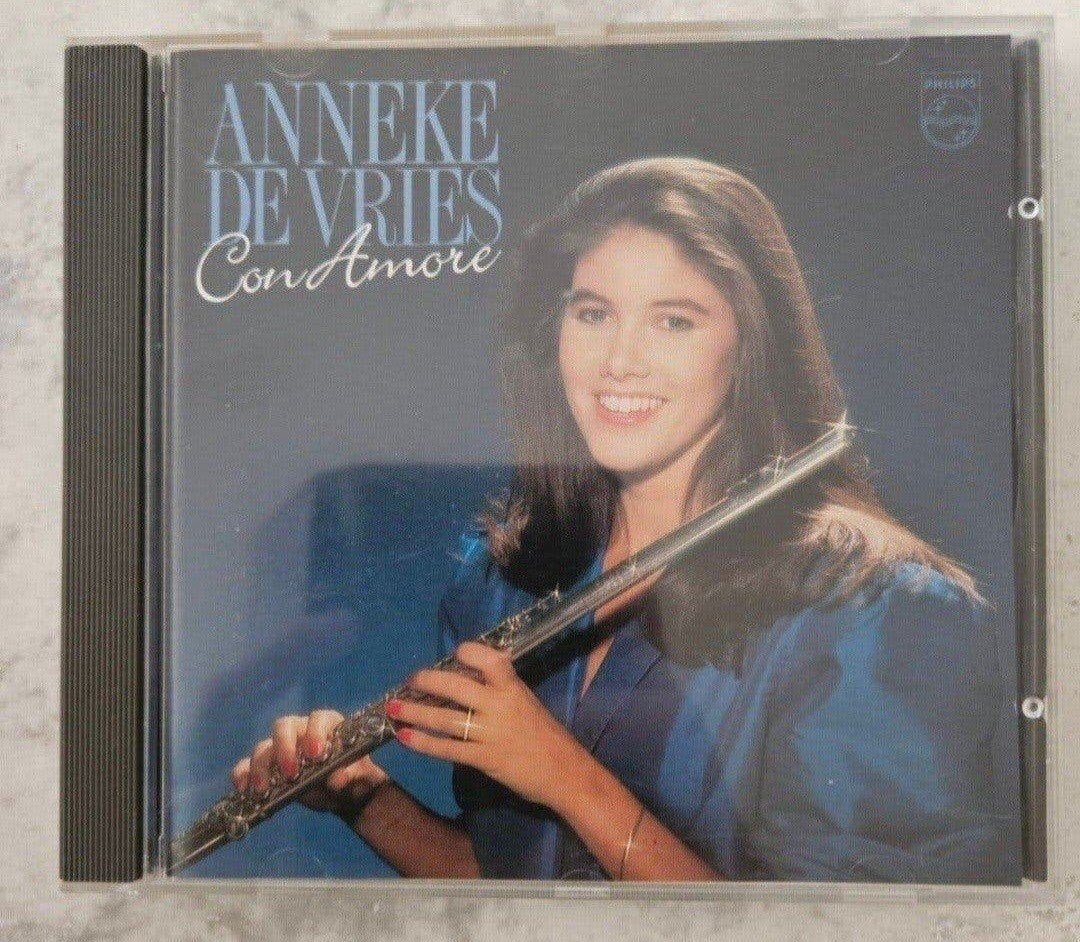 Anneke de Vries – Con Amore (Klassiek / Dwarsfluit), Ophalen of Verzenden, Classicisme, Gebruikt