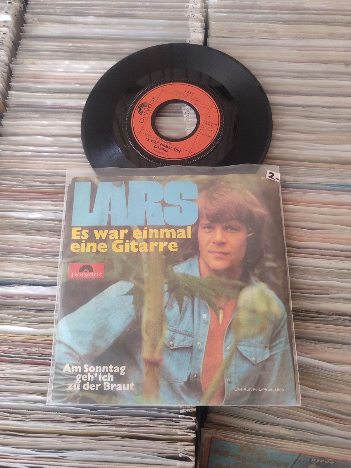 Lars es war einmal eine gitarre, Cd's en Dvd's, Vinyl | Nederlandstalig, Ophalen of Verzenden, Gebruikt, Overige formaten, Levenslied of Smartlap