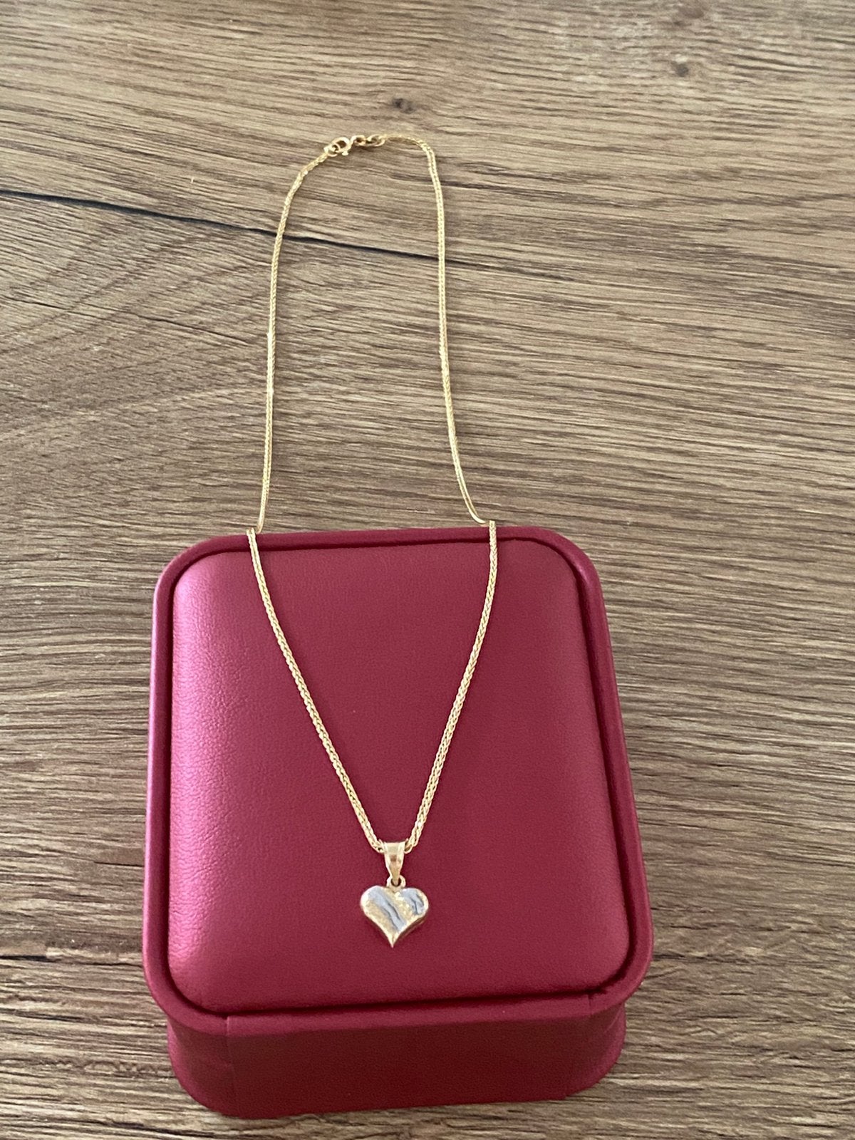 14 karaat(585) gouden ketting met hanger, Met hanger, Nieuw, Ophalen of Verzenden, Goud