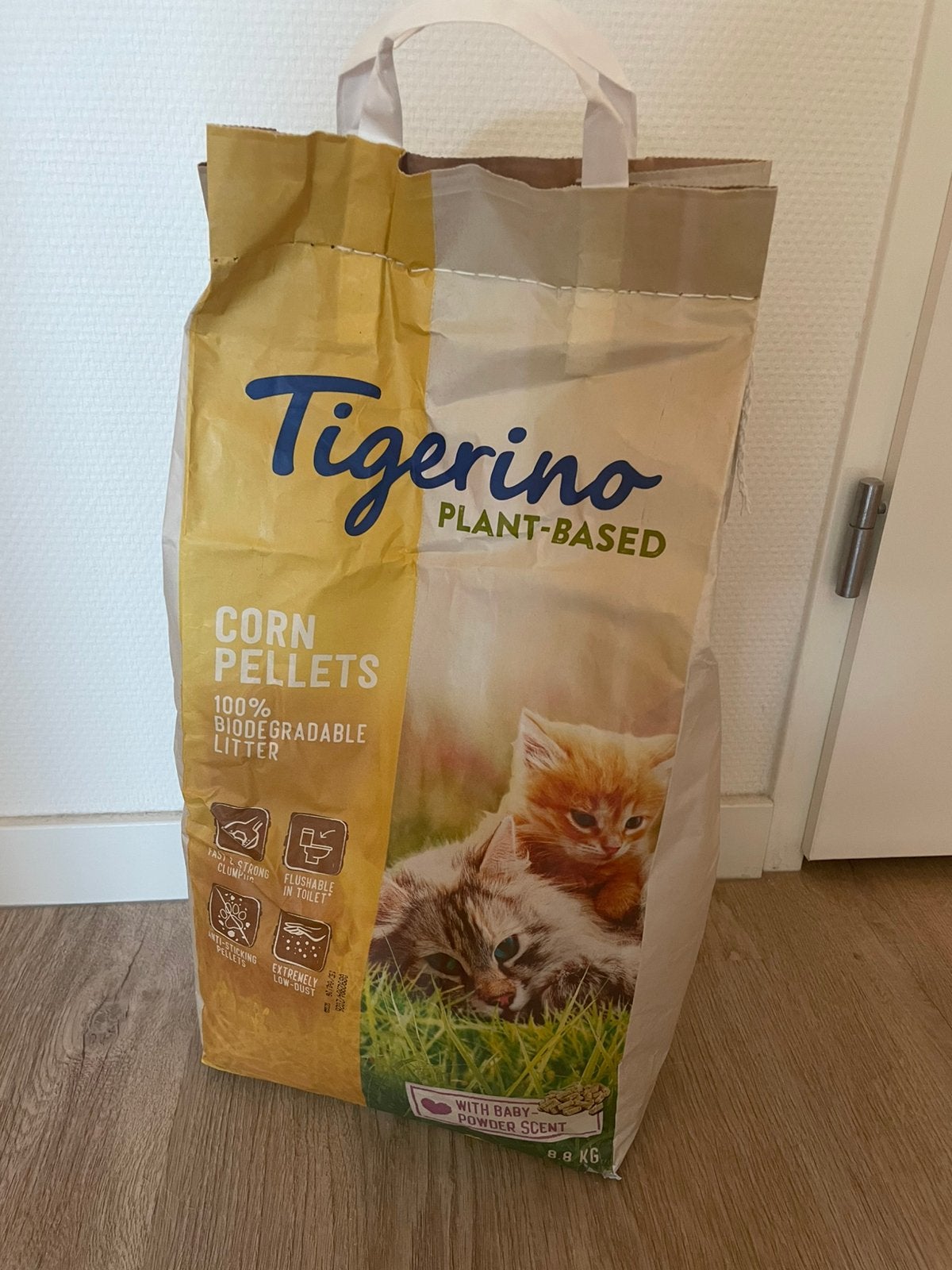 Cat litter, Ophalen, Kat