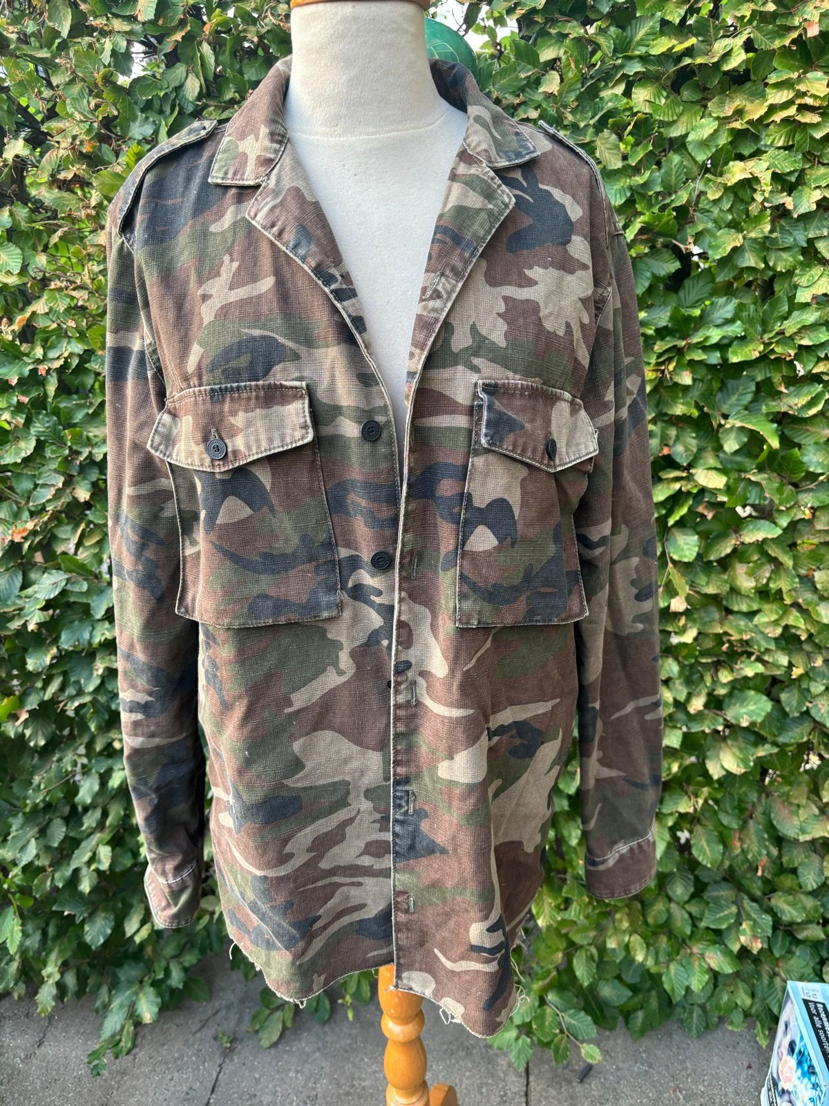 Zara Camouflage Overhemd Maat M - Relaxed Fit, Kleding | Heren, Verzenden, Gedragen, Maat 48/50 (M), Meerkleurig