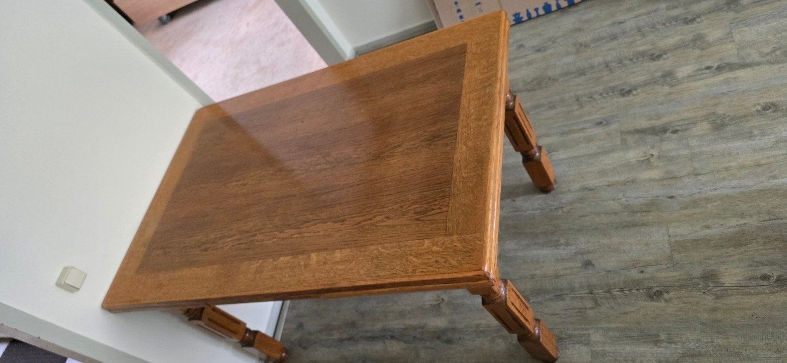 masief eikenhouten tafel