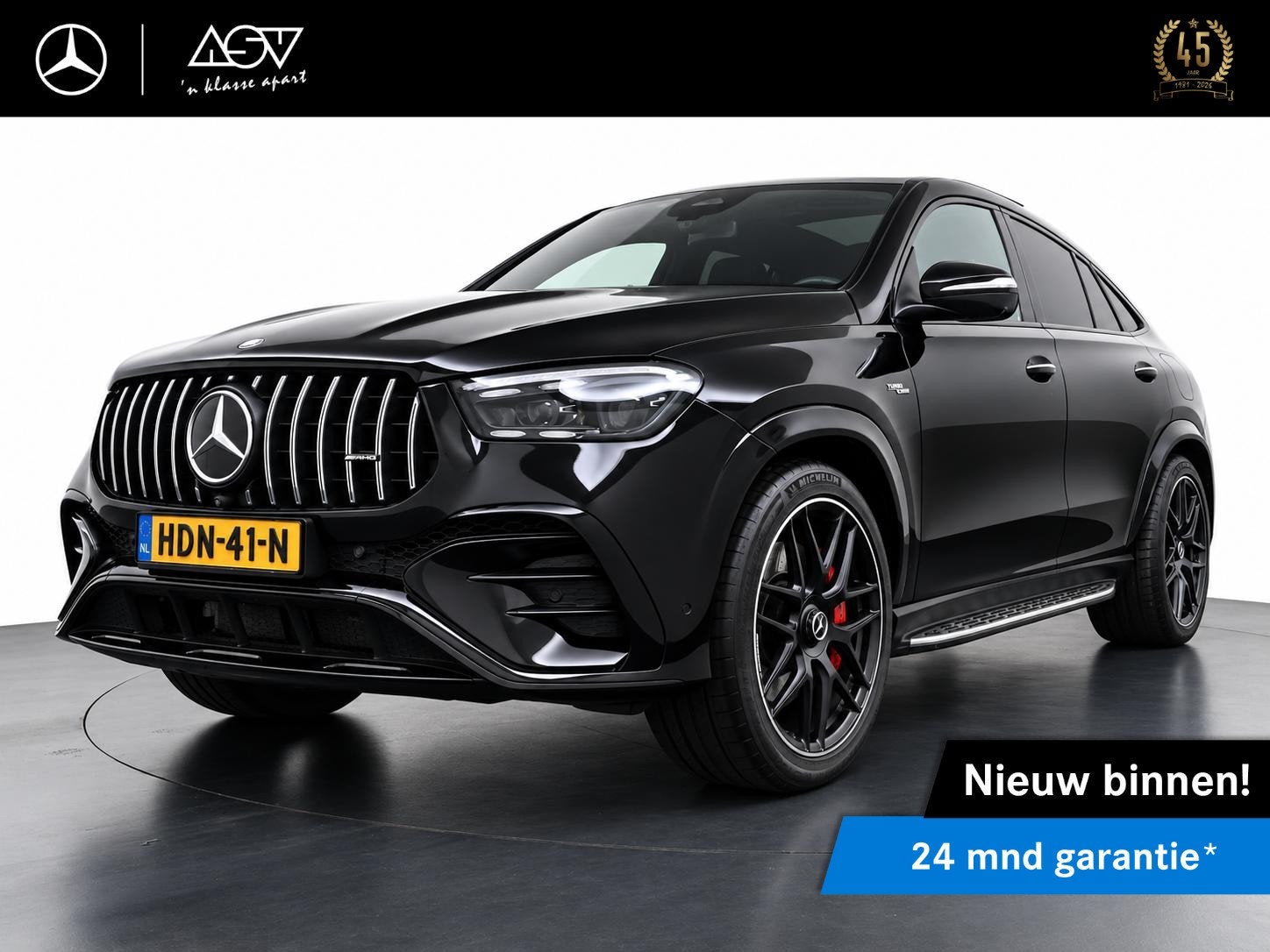 Mercedes-Benz GLE-klasse Coupé AMG 53 Hybrid 4MATIC+ Night, Auto's, Automatische klimaatregeling, Gebruikt, Zwart, Bedrijf