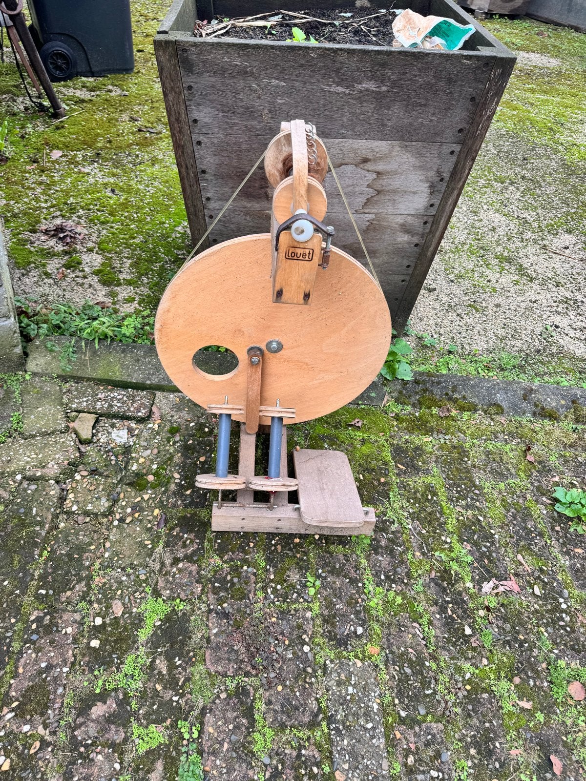 Louet S10 spinnewiel - opknapper, draad nog op spanning, Ophalen of Verzenden, Gebruikt, Overige typen
