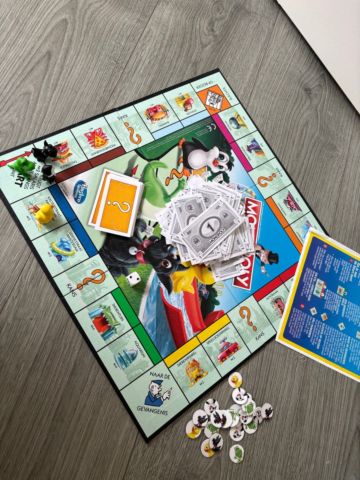 Monopoly Junior - Mijn Eerste Monopoly Spel, Drie of vier spelers, Ophalen of Verzenden, Gebruikt