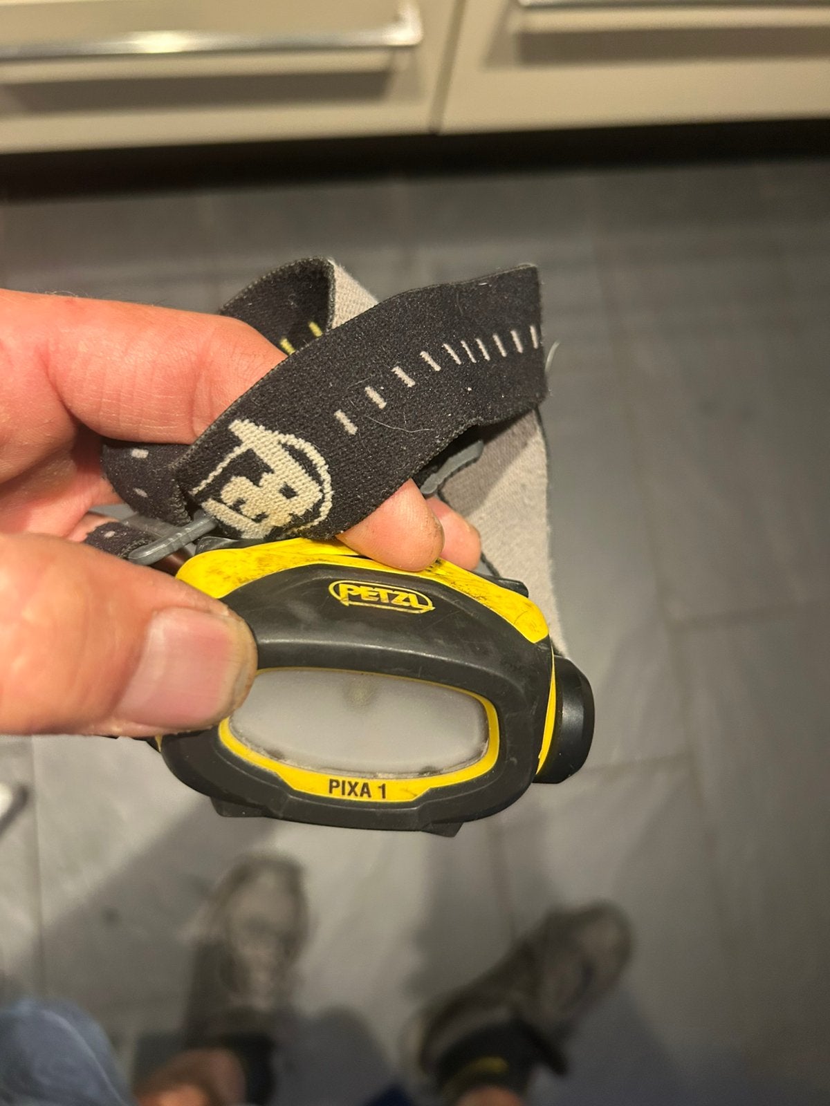 Petzl hoofdlamp, Caravans en Kamperen, Ophalen of Verzenden, Batterij