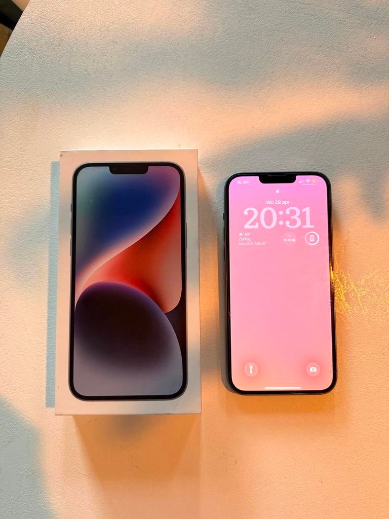 iPhone 14 Plus - Zo goed als nieuw, Telecommunicatie, Ophalen, 128 GB, IPhone 14 Plus, Blauw