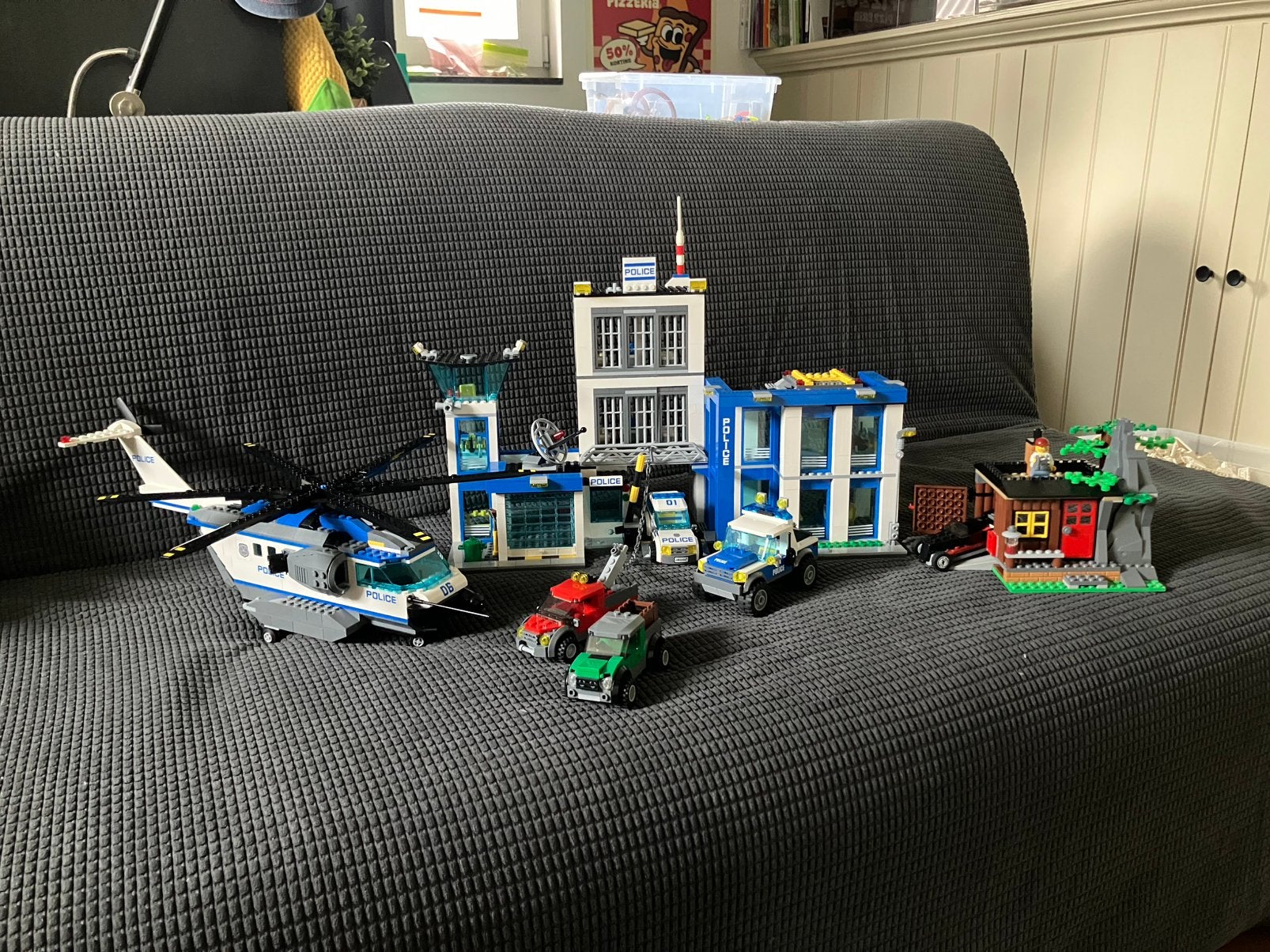 Lego City Politie Bureau Collectie 60047, 60046 & 4438, Ophalen of Verzenden, Zo goed als nieuw