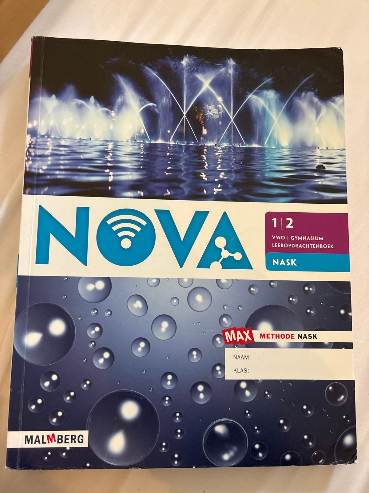 NOVA Nask 1|2 VWO | Gymnasium Lesopdrachtenboek Malmberg, Boeken, Ophalen of Verzenden, Zo goed als nieuw, VWO, Natuurkunde