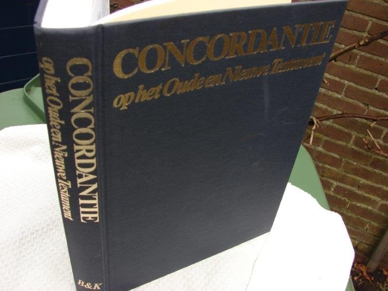 CONCORDANTIE OP HET OUDE EN NIEUWE TESTAMENT (zie foto’s), Ophalen of Verzenden, Zo goed als nieuw, NBG, Christendom | Katholiek